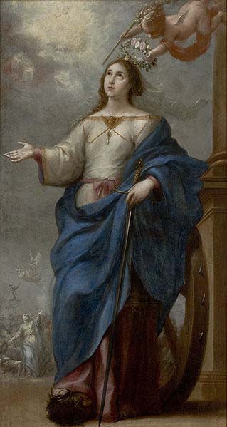 Bartolome Esteban Murillo Saint Catherine of Alexandria